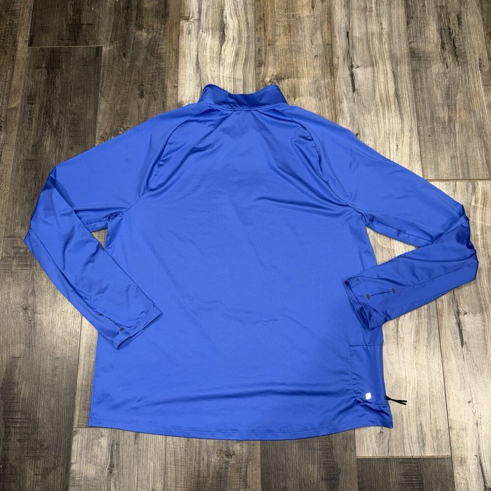 Peloton Men's Warm-Up Lightweight Jacket 1/4 Zip Pullover Blue XL‎ - Casual - Picture 2 of 6